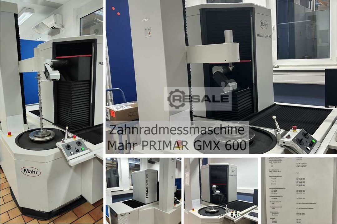 Gear Testing Machines MAHR GEARMETROLOGY GMX 600