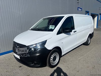 Kastenwagen MERCEDES-BENZ Vito 110 LANG 6G KLIMA TEMPOMAT 3-SITZE SCHRÄNKE gebraucht