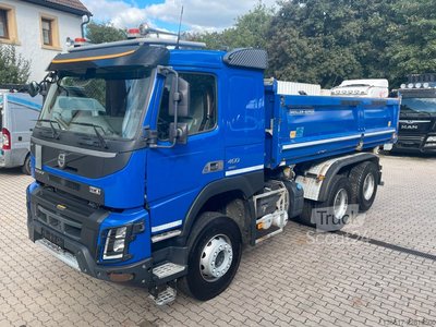 Dreiseitenkipper LKW VOLVO FMX 460 6x4 BLL Meiller Bordmatik Retarder TAAXL gebraucht