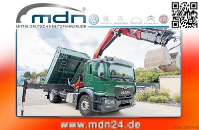 Autokran MAN TGM 18.320 4x2 Kipper KRAN 15m FUNK AHK gebraucht