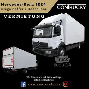 LKW mit Kofferaufbau Mercedes-Benz Atego 1224 gebraucht