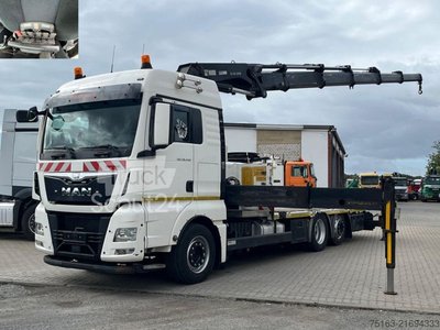 LKW mit Pritsche (offen) MAN TG-X 26.440 6x2 Pritsche Kran Hiab 422+ Funk gebraucht