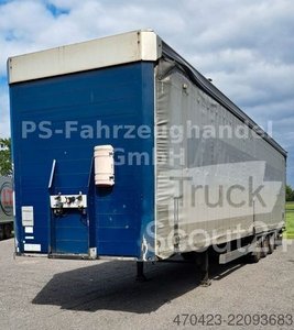 Auflieger mit Pritsche & Plane SCHMITZ CARGOBULL SCS 24/L-13.62 *Mega*Hubdach gebraucht