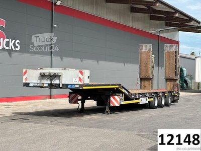 Tieflader-Sattelauflieger MÜLLER-MITTELTAL TS3 Profi 30,0 Tieflader mit NLA & hydr. Rampen gebraucht