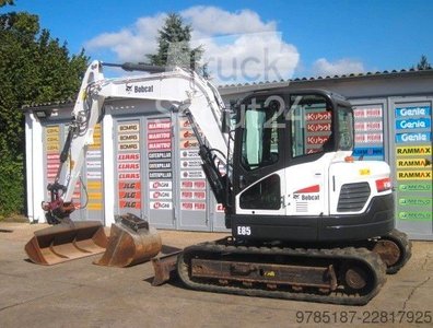 Minibagger BOBCAT E85 * 2x Löffel * gebraucht