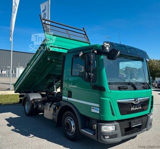 Transporter mit Kipper MAN TGL8.220Meiller/3-Sitze/NL2,9To/2xAHK/72 tkm/Top gebraucht