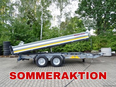 Kippanhänger Möslein TTG 11 Verzinkt  neuer Tandem 3- Seitenkipper Tieflader-- Neufahrzeug -- neu
