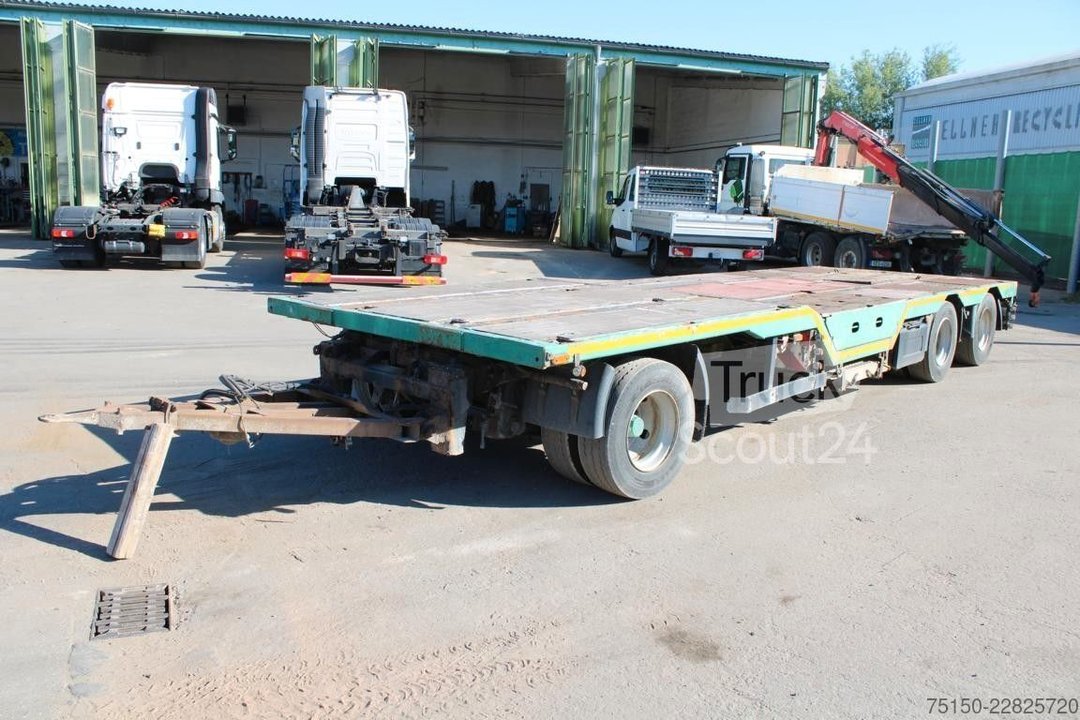 Tieflader Anhänger MEUSBURGER MPJ-3 - JUMBO Plattform RADMULDEN Nr.: 180 gebraucht