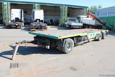 Tieflader Anhänger MEUSBURGER MPJ-3 - JUMBO Plattform RADMULDEN Nr.: 180 gebraucht
