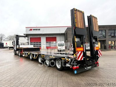 Tieflader-Sattelauflieger KÄSSBOHRER K.SLA R 4 / 2N 18/40 Tieflader Radmulden tele neu