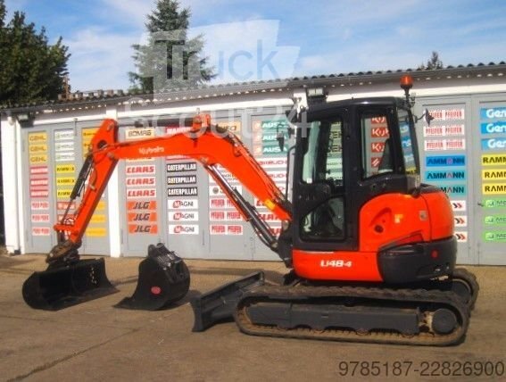 Minibagger KUBOTA U48-4 * 2x Löffel * gebraucht
