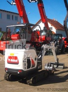 Minibagger BOBCAT E 17 *2x Löffel* *Verstellfahrwerk* vgl 16 19 20 gebraucht