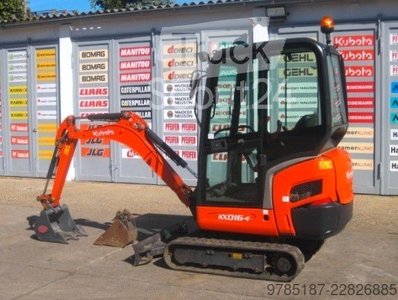 Minibagger KUBOTA KX016-4 *2x Löffel* *Verstellfahrwerk* vgl 18 19 gebraucht