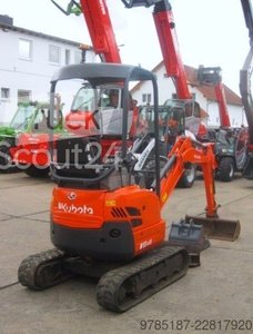 Minibagger KUBOTA U17-3a * 2x Löffel * * Verstellfahrwerk * gebraucht