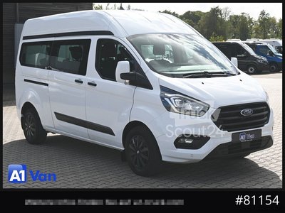 Transporter mit Pritsche & Plane FORD Tranist 9-Siter Kombi, Klima, RFK gebraucht