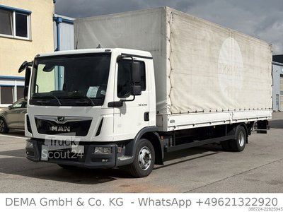 LKW mit Pritsche & Plane MAN TGL 12.250*E6c*Schalt*LBW*3-Sitze*Klima*Navi* gebraucht
