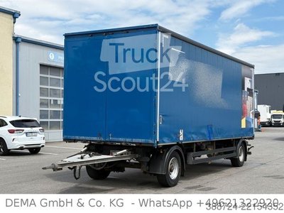 Anhänger mit Pritsche & Plane WEB-TRAILER Durchladesystem*SAF*Beidseitig Schiebeplane*TÜV* gebraucht