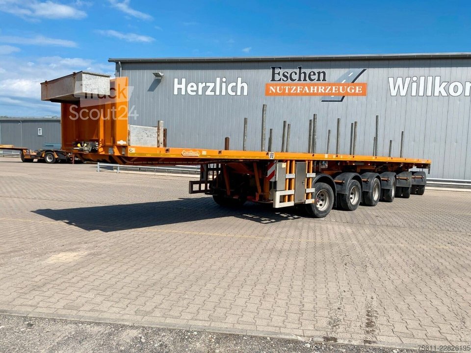 Auflieger mit Arbeitsbühne NOOTEBOOM OVB102-06 6xLenkung*Counterweight*Ballast*HU2027 gebraucht