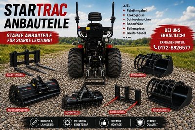 KLEINTRAKTOR Zubehör * Schlegelmulcher * Ballenspieß * Krokogebiss * Heckcontainer * Holzhäcksler * Reitplatzplaner * Sa