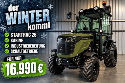 ‼Startrac 26 Kabine * NEU ‼ *Mietkauf/Leasing/Finanzierung*mit Kabine und Industriebereifung LED Heizung Radio Kleintrak