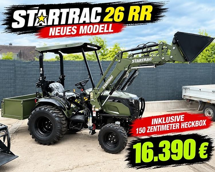 STARTRAC 26 mit Frontlader inkl.Heckcontainer 150 cm ‼ * Industriebereifung / Taraktor / Hoflader / Hoftraktor / Kleintr