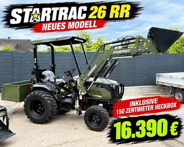 STARTRAC 26 mit Frontlader inkl.Heckcontainer 150 cm ‼ * Industriebereifung / Taraktor / Hoflader / Hoftraktor / Kleintr