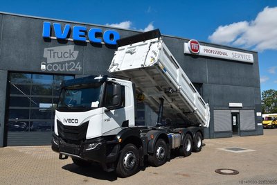 Dreiseitenkipper LKW IVECO X-WAY AD360X50Z HR OFF 3S-Kipper MEILLER Bordmat neu