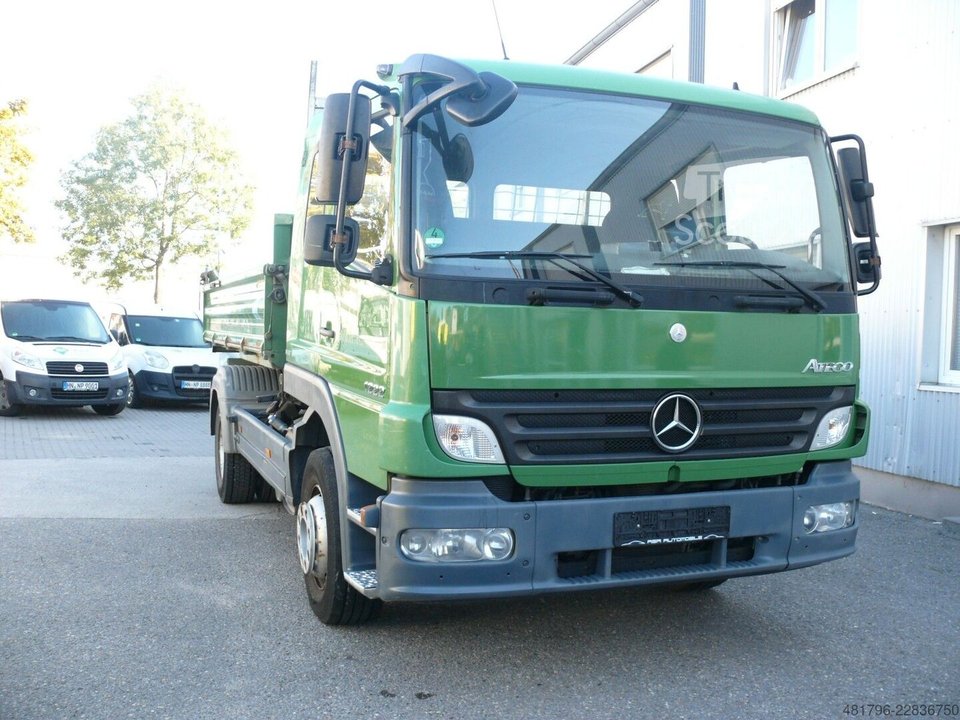Dreiseitenkipper LKW MERCEDES-BENZ Atego 1222 Meiller 3 Seiten Kipper Doka 6 Sitze gebraucht
