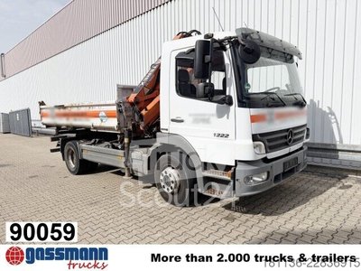 Kipper LKW Mercedes-Benz Atego 1222 K 4x2 mit Kran Atlas TLC 75.2 gebraucht