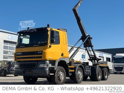 Abrollkipper DAF CF85.360 T*8x4*HYVALIFT*Kipphydraulik*Klima*TÜV* gebraucht