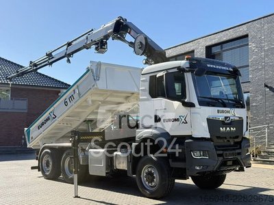 Kipper mit Kran MAN TGS 28.440 TGS 28.440 6x4-4  3-Seiten-Kipper Hi... neu