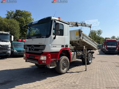 Autokran Mercedes-Benz Actros 1846 Meiller MK76RS 4x4 Euro 5 Reatrder gebraucht