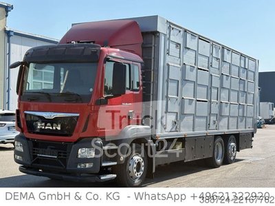 Viehtransporter LKW MAN TGS 26.440 *Finkl 3Stock*Waage*Lenk+Lift*TÜV Neu gebraucht