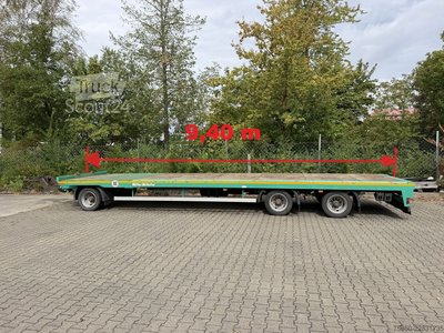 Tieflader Anhänger Müller-Mitteltal TP 24,0  3 Achs Jumbo Prischen 9,40 m, Wenig Benutzt gebraucht
