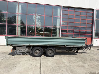 Dreiseitenkipper Anhänger HIRTH TD 105A  Tandemkipper- Tieflader gebraucht