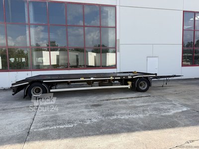 Tieflader Anhänger Hüffermann ISA  2 Achs Abrollanhänger- Tieflader gebraucht