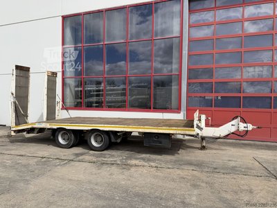Tieflader Anhänger Blomenröhr 688/18000  19 t Tandemtieflader, wenig Benutzt gebraucht