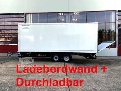 Kofferanhänger Möslein TKO105 D-L 6 m  Tandem Koffer, Ladebordwand+ Durchladbar, 6,20 m neu