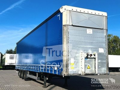 Auflieger mit Pritsche & Plane Schmitz Cargobull Curtainsider Mega Getränke gebraucht