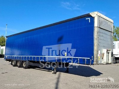 Auflieger mit Pritsche & Plane Schmitz Cargobull Curtainsider Mega Getränke gebraucht