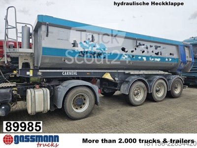 Kipper Auflieger Carnehl CHKS/HH, Stahlmulde ca. 26m  mit hydr. Heckklapp, gebraucht
