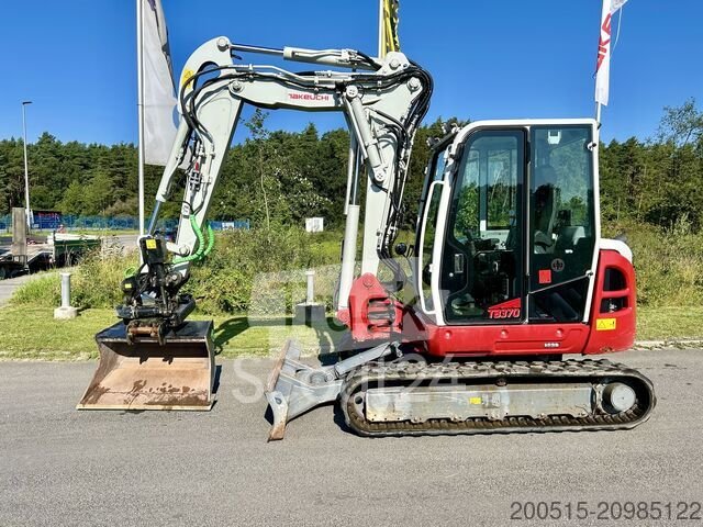 Minibagger Takeuchi TB 370 CV Zentralschmieranlage Greifer gebraucht