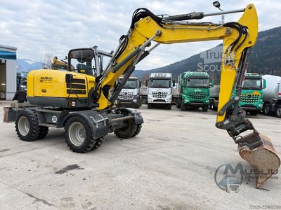 Mobilbagger WACKER EW100 Powertilt 3X Löffeln Hammerleitung gebraucht