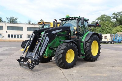 John Deere 6195R.FRONTLADER.GPS