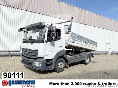 Transporter mit Kipper Mercedes-Benz Atego 821 K 4x2, 2x AHK gebraucht