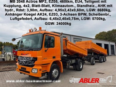 Dreiseitenkipper LKW MERCEDES-BENZ 2048 Actros MP2 + Kögel AK24 gebraucht