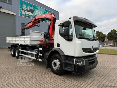 Autokran RENAULT Premium Lander 310.26 6x4 Kipper /Kran gebraucht