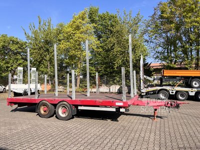Anhänger mit offener Pritsche Auwärter X-LTL110  Tandempritsche, ausziehbar gebraucht