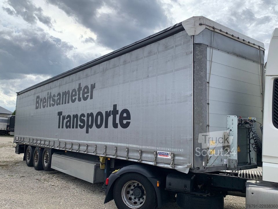 Auflieger mit Pritsche & Plane SCHMITZ CARGOBULL SCS24/6 Standard_ Power Curtain_ Liftachse gebraucht
