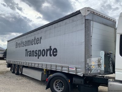 Auflieger mit Pritsche & Plane SCHMITZ CARGOBULL SCS24/6 Standard_ Power Curtain_ Liftachse gebraucht